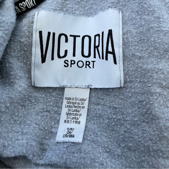 Victoria Sport Grey Full Zip Hoodie Size Small - Picture 3 of 4